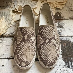 Ralph Lauren Animal Print Sneakers 8.5
